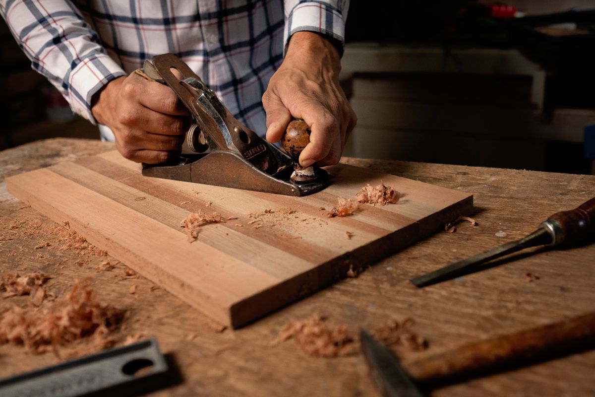 The workshop bench